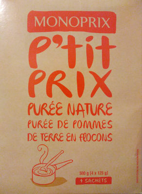 Purée de pommes de terre déshydratées en flocons