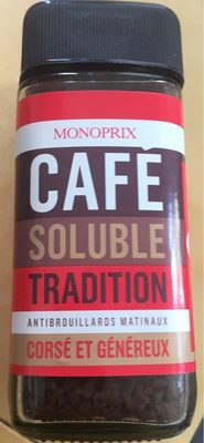 Café soluble tradition