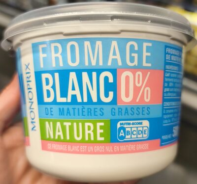 Fromage blanc 0% nature