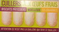 Cuillers aux œufs frais - Biscuits pâtissiers moelleux