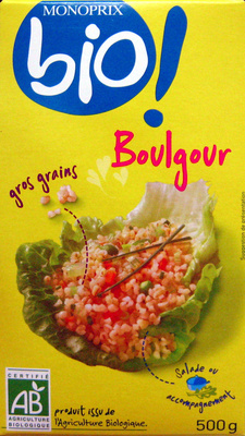 Boulgour gros grains Bio front packaging