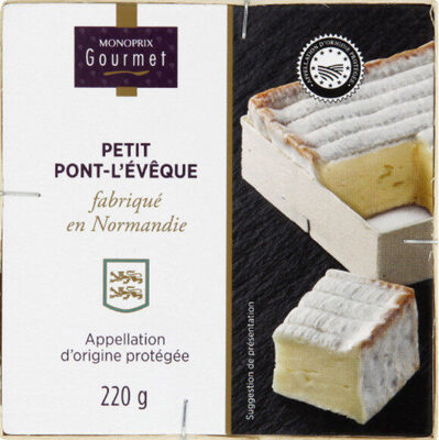 Petit Pont l'Evêque AOC, au lait de vache pasteurisé