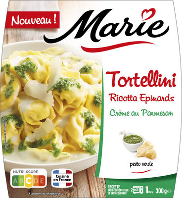 Tortellini Ricotta épinards crème de parmesan