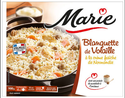 Blanquette de volaille à la crème fraîche de Normandie front packaging