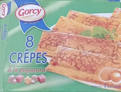 8 crêpes à la paysanne front packaging