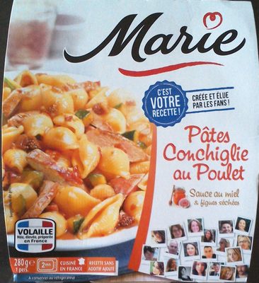 Pâtes conchiglie au Poulet
