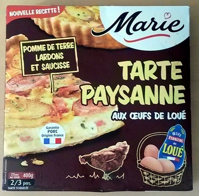 Tarte à la Paysanne