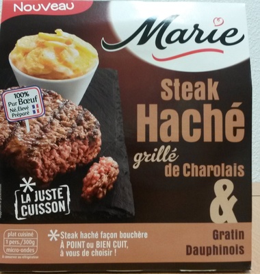Steak Haché grillé de Charolais & Gratin Dauphinois