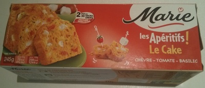 Les apéritifs ! Le cake chèvre-tomate- basilic