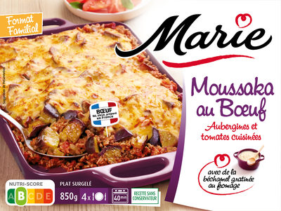 Moussaka au boeuf front packaging