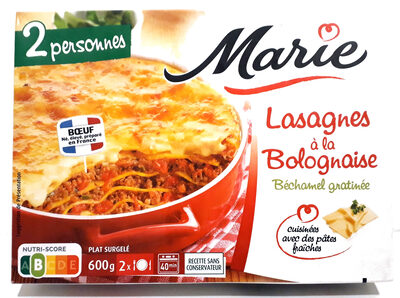 Lasagne bolognaise front packaging
