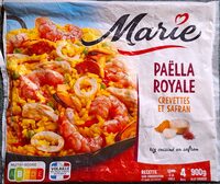 Paëlla royale aux petites gambas et au safran
