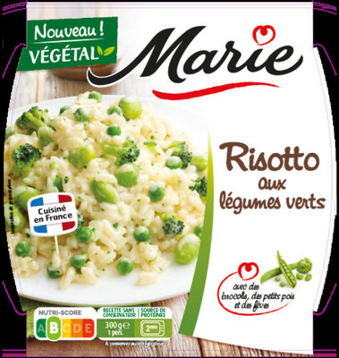 Risotto aux légumes verts front packaging