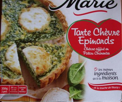 Tarte chèvre épinards Marie front packaging