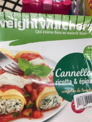 Cannelloni ricotta epinards front packaging