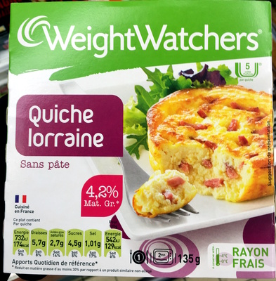 Quiche Lorraine sans pate front packaging