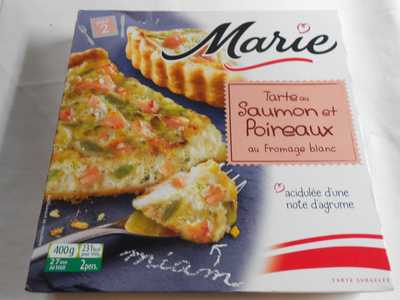 Tarte au Saumon, Poireaux à la crème