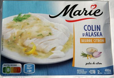 Colin d'alaska beurre citron - Zestes de citrons