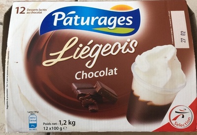12 Liégeois Chocolat Pâturages