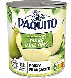 POIRES AU SIROP LEGER - boîte 1/2