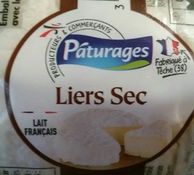 Liers Sec ingredients label