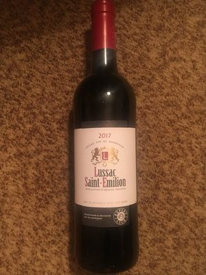 La Crypte Lussac Saint-emilion, Vin Rouge, La Bouteille,