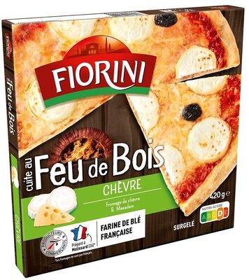 Pizza chèvre (cuite au feu de bois) front packaging