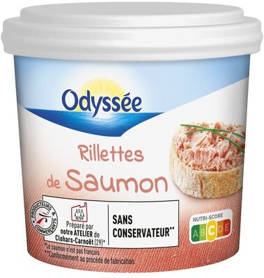 Rillettes de saumon - ODYSSEE - 150g