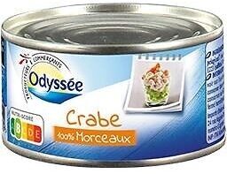 100% Morceaux de crabe 170g 121g