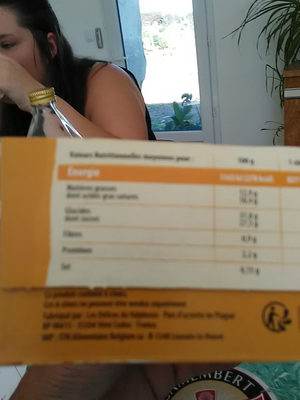 Cône caramel - vanille (G) sauce au caramel et nougatine x6 - 120mL nutrition facts table