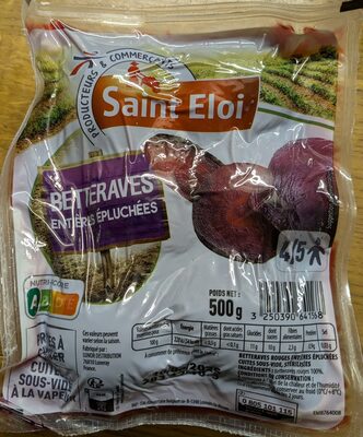 Betteraves entières épluchées