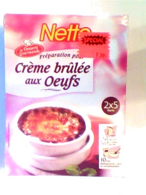 Créme brûlée aux oeufs