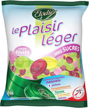 Bonbons Le Plaisir léger sans sucres goûts fruits