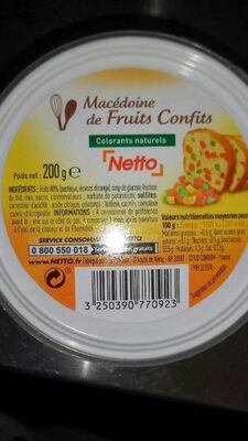 Netto Macedoine De Fruits Confits