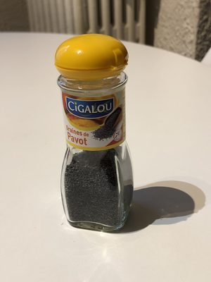 Cigalou Graines De Pavot 46g Pot Verre