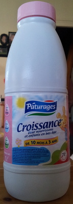 Croissance (de 10 mois à 3 ans)