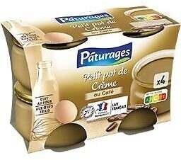 Ppc petit pot de creme cafe 4x100g