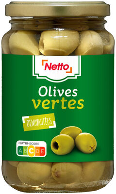 Bocal 37cL Olives vertes dénoyautées160G front packaging