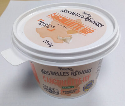 Cancoillotte a l'ail 250g front packaging