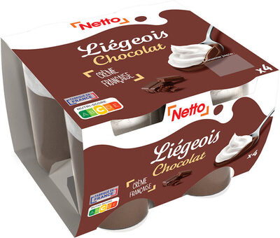 Liegeois chocolat 4x100g