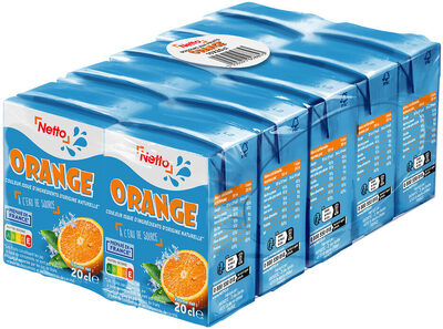Netto Boisson Orange 10x20cl front packaging
