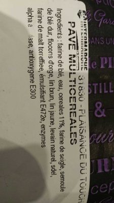 Pain Pavé Multicéréales, La Pièce, 400 Gr