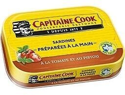 Sardines à la tomate et au pistou 115g