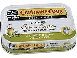 Sardines SANS ARETES à l'huile d'olive vierge extra 115g
