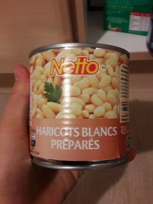 Haricots blancs préparés - 1/2 front packaging