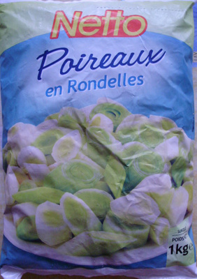 Poireaux en rondelles 1kg front packaging