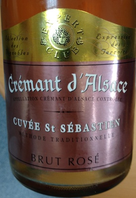 Crémant d'Alsace front packaging