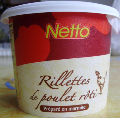 Rillettes poulet roti 220g front packaging