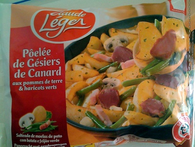 Poêlée de Gésiers de Canard, surgelée