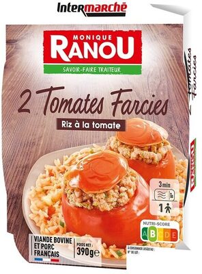 TOMATES FARCIES ET RIZ TOMATE 390g front packaging